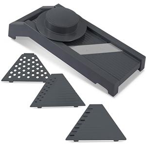 Culinare Affettatrice Mandolina Multi-Lama, Taglia Verdure, Tritatutto e Grattugia con 4 Lame Intercambiabili, Protezione di Sicurezza e Base Antiscivolo