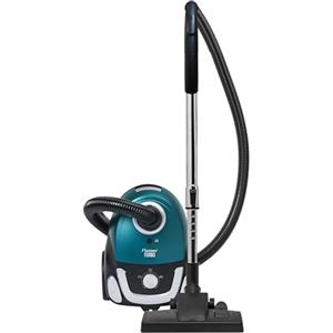 Bestron Aspirapolvere a traino con sacchetto da 1,1 L, Portata: 7,5 m, 750 Watt, Blu/Argento