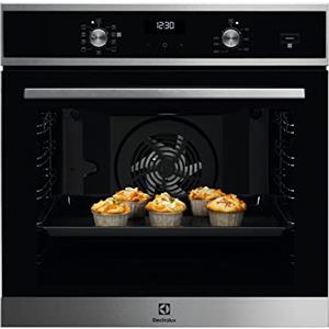 Electrolux Serie 600 Forno Elettrico da Incasso a Vapore Multifunzione, Capacità 72 L, EOD5H40X, Classe A, Ventilato Cottura e Pulizia a Vapore Potenza, 589x596x569 mm, Acciaio Inox