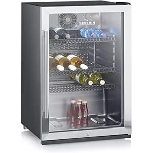 Severin - Frigorifero per bottiglie, sufficiente per 56 bottiglie da 0,33 litri ciascuna. Temperatura tra 10 e 0 °C. CFKS 8840