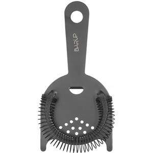 HENDI Colino da cocktail, BarUp, filtro Hawthorne, colino da bar, cocktail, bar, barman, 160x75x(H)15mm, acciaio inox con rivestimento in polvere nera