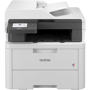 Brother DCPL3560CDW Multifunzione Led a Colori 3 in 1, 26 Ppm, Stampa Fronte, Retro Automatica Fino a 10 Pagine al Minuto, Gigabit Ethernet, WIFI a 5 Ghz e USB, Vassoio Carta da 250 Fogli