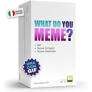Rocco Giocattoli What Do You Meme Core Nuova Versione, Adesso con Carta GIF, Nuove Immagini, Più Carte Didascalia, Gioco per Appassionati di Meme, dai 18 anni in su, per 3 o più giocatori
