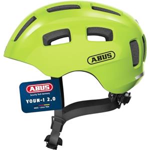 ABUS Youn-I 2.0 Casco per Ragazzi - Casco da Bicicletta con Luce per Bambini, Adolescenti e Giovani Adulti - per Ragazze e Ragazzi