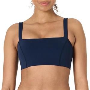 Amazon Essentials Reggiseno Sportivo a Fascia Tecnico in FormFlex Morbidissimo, Sostegno Leggero con Spalline Regolabili Donna, Blu Marino, XXL