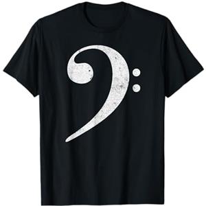 Basso Elettrico Bassista Bassista Basso Elettrico Chiave Di Basso Maglietta