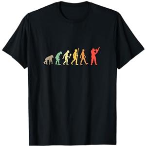 Divertente Retrò Falegname Idea Regalo Lumberjack Evoluzione Regalo Vintage Motosega Maglietta