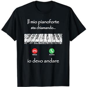 Regalo Per Pianista Regalo Pianista Amore Il Mio Pianoforte Sta Chiamando Maglietta