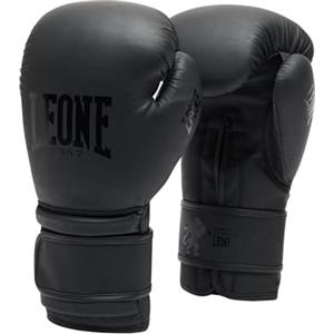 LEONE 1947, Guantoni Boxe Black Edition, Donna - Adulto, Nero, 10ozM, GN059