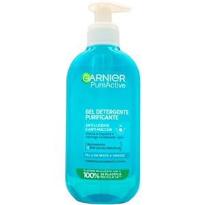 Garnier Pure Active Gel Detergente Purificante per Pelli Grasse o con Imperfezioni, 200 ml