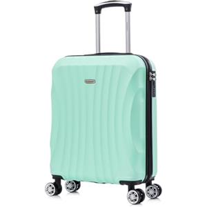 RAYKONG Valigia a mano 55x40x20cm (44L) in ABS - capacità massima - lucchetto incorporato - 20 pollici - (RK03|Menta)