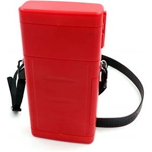 CUESOUL Custodia rigida per freccette antie rossa, può contenere 6 freccette a punta in acciaio/freccette a punta morbida e punte per freccette, assi e volanti supplementari, uso durevole