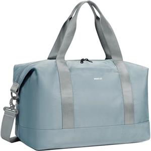 ECOHUB Bagaglio a Mano Easyjet 45x36x20, 30L Borsa Pieghevole da Viaggio, Borsone Palestra Uomo Donna con Tasca Impermeabile, borsa sportiva grande, Borse Aereo, Brevetto Pendente(Grigio)