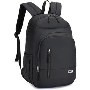 BAGZY Zaino Ryanair 40x20x25 Zaino da Viaggio Aereo Bagaglio a Mano Piccolo Zaini Antifurto Borsa Da Cabina Impermeabile Zainetto Porta PC per College Scuola Donna Uomo Nero