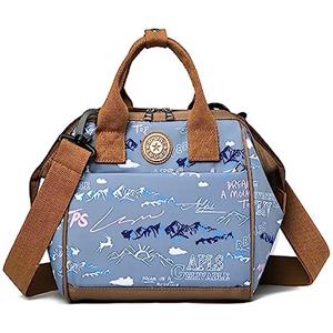 Balakaka Borsa Fasciatoio per Neonato Tracolla Regolabile per Viaggi, 2 in 1 Borsa Portatile e Impermeabile, 7L Zainetto Fasciatoio Multifunzione Borsa Bebè