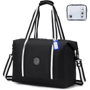 BAGZY Bagaglio a Mano 45x36x20 Easyjet Pieghevole Borsa da Viaggio Impermeabile Borsone da Cabina Borsa per Aereo Borsone Palestra per Viaggio e Sportiva 32L