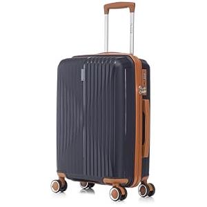 CELIMS Valigia Cabina in Polipropilene | Modello 2025 | Dimensione 55cm 10kg | Serratura TSA | 8 Ruote 360° | Blu Mezzanotte