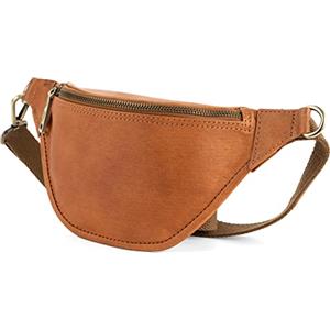 Berliner Bags Vintage Marsupio Donna Kai, Marsupio Uomo Pelle, Borsa Marsupio Donna Tracolla, Unisex - Marrone