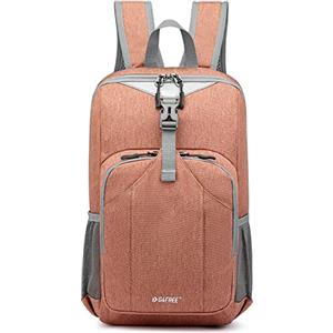 G4Free Zaino piccolo da 10 l, per escursionismo, viaggi, passeggiate, ciclismo, Arancione chiaro., 10 Long, Zaino daypack