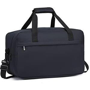 KONO 55x35x25cm Borsa da Viaggio Grande Leggero Palestra Borsone da Viaggio con Tracolla (Blu Scuro)