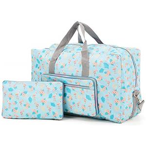 Arxus Grande Borsone Pieghevole da Borsone da Trasporto con Borsa da Viaggio e Tracolla (Fenicottero Leggero)