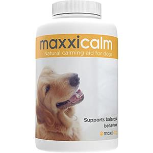 maxxipaws maxxicalm Integratore Calmante per Cani - Naturale, Non Provoca Sonnolenza, 120 Compresse