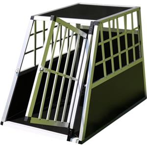 San Marco Trasportino auto in alluminio per cani di taglia media e grande