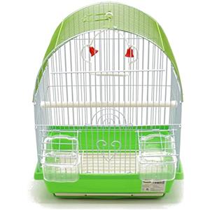 BPS BUENA PET SHOP BPS Gabbia Uccelli Metallo con Mangiatoia Abbeveratoio Altalena Saltatore Colore Casuale 30 x 23 x 39 cm BPS-1160