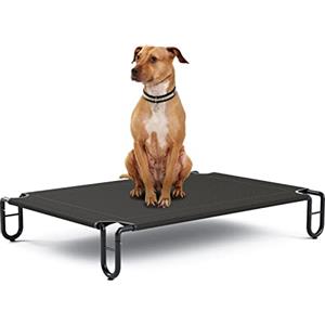 KORIMEFA Brandina per Cani Lettino Rialzato per Cani Grande Cuccia Cane Interno Esterno Brandina Cane Taglia Grande Lettino Rinfrescante per Animali Domestici, 122x85cm (L)