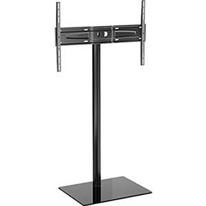 Meliconi STAND 600 FLOOR | Supporto TV da terra con resistente colonna in alluminio, per orientare la TV sia in orizzontale che in verticale, da 50" a 82" pollici, VESA 200-300-400-600 Made in Italy