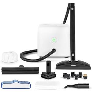 Dupray Neat Pulitore a vapore con Kit 17 Accessori - potente pulitore a vapore multifunzione per casa, pavimenti, fughe, piastrelle, materassi, mobili, finestre, auto e altro