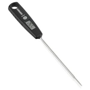 Leifheit Termometro Digitale da Cucina, con Sensore in Acciaio Inox, Grigio