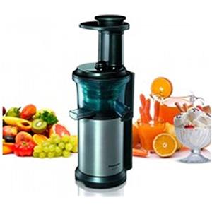 Panasonic MJ-L500 Slow Juicer Sistema di Estrazione, Senza Lame, Acciaio