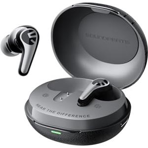 SoundPEATS C30 Cuffie Bluetooth con Hi-Res & LDAC, driver dinamico da 12 mm, ANC ibrido -52 dB, 6 mic, autonomia 52 ore e ricarica rapida, IP54, audio spaziale