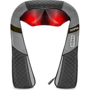 RENPHO Massaggiatore Cervicale, per Collo e Spalle con Profondo Massaggio Impastante e Funzione di Riscaldamento, Shiatsu per Uso Domestico in Ufficio, S