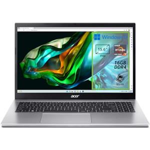 acer Aspire 3 15 A315-44P-R3ZV PC Portatile, Notebook, Processore AMD Ryzen 7 5700U, RAM 16 GB DDR4, 512 GB PCIe NVMe SSD, Display 15.6 FHD LCD, Scheda Grafica AMD Radeon, Windows 11 Home, Silver