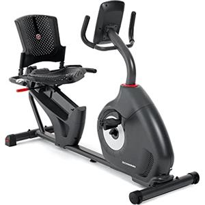 Schwinn Fitness Schwinn 510R Cyclette Orizzontale con Seduta Ergonomica, Resistenza Magnetica Silenziosa e Display LCD Intuitivo