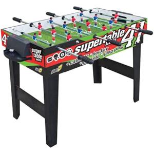 Sport One (Calcetto, Pong, Carambola, Hockey), Tavolo 4 In 1 Mini 3vs3 Ping Gioventù Unisex, Legno, Taglia unica