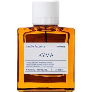 KORRES KYMA Eau de Toilette per uomo, fragranza maschile fresca e tonificante, con note acquatiche e legnose, priva di ftalati, parabeni, nitromuscolari e PCM, vegan, 50 ml
