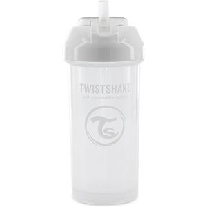 Twistshake Bicchiere Sippy Baby con Cannuccia 360ml,Bottiglie D'acqua per Bambini a Prova di Perdite | Tazza Antigoccia per i più Piccoli,Senza BPA, Sippy da Allenamento per Bambini, Bianca