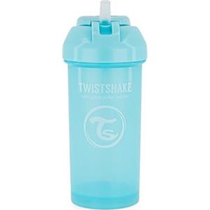 Twistshake Bicchiere Sippy Baby con Cannuccia - 360ml | Bottiglie D'acqua per Bambini a Prova di Perdite | Tazza Antigoccia per i più Piccoli | Tazza di Cannuccia Senza BPA | Azzurro