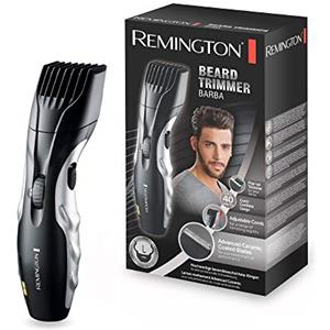 Remington Set Regolabarba Uomo - 9 impostazioni di lunghezza 1,5-18 mm- Funzionamento a rete/batteria, indicatori LED di carica/ricarica, regolabarba, Rasoio elettrico Barba, MB320C