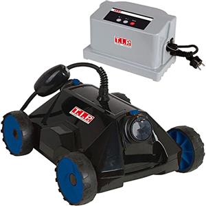 T.I.P. Sweeper 18000 Robot da pisci per la pulizia del fondo pisci da 50 m³, colore nero e blu
