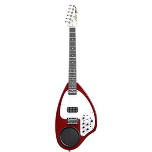 Vox APC-1 - Chitarra elettrica con amplificatore integrato e altoparlante, effetti e ritmo, colore: Rosso