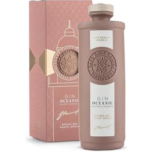 Cape Saint Blaize - Oceanic Gin | Rooibos, cioccolato, arancia | Gin corposo e aromatico dal Sudafrica | Unica bottiglia in porcellana | 700 ml