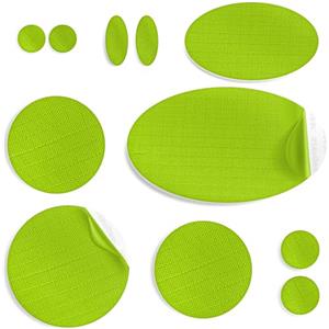 aZengear Toppe di Riparazione per Piumini, autoadesive, morbide, Impermeabili, Resistenti agli Strappi in Tessuto di Nylon per Fissare i Fori nei Vestiti, nei Sacchi a Pelo (11 Pezzi, Verde)