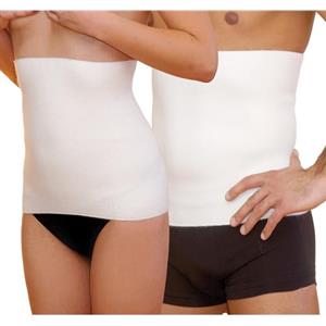 Leedya Pancera in Lana 65% Riscaldante Contenitiva Donna e Uomo Invernale - Calda Fascia Lombare Supporto Schiena Protezione e Sostegno - Panciera maschile e femminile Ortopedica Unisex (Bianca, XS)