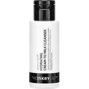 The INKEY List Detergente idratante da crema a latte The INKEY List da 50 ml, 5% di latte di riso e acido ialuronico, formula detergente delicata, non strizza, non secca, non irrita, scioglie il trucco, vegani