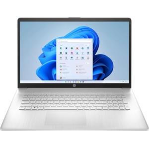 HP Laptop 17-cn3002sl, PC Portatile 17", Display 17.3" FHD Antiriflesso, Notebook, Intel Core i7 1355U, 16GB RAM, 512GB SSD, Intel Iris Xe, Windows 11, Computer Portatile, Argento, QWERTY