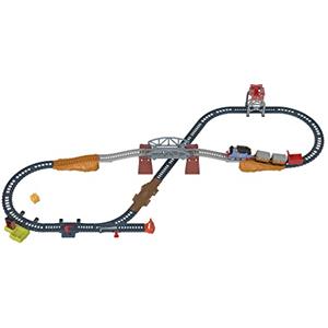 THOMAS & FRIENDS Il Trenino Thomas-Carico Merci 3-in-1 Playset con Locomotiva Thomas Motorizzata, Giocattolo per Bambini 3+ Anni, HGX64